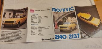 MOSKVIČ 2140 / 2137 rozkládací prospekt - 5