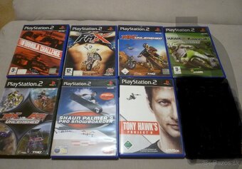 Predám - Sony  PlayStation 2 SLIM PS2 + 33 rôznych Hier - 5