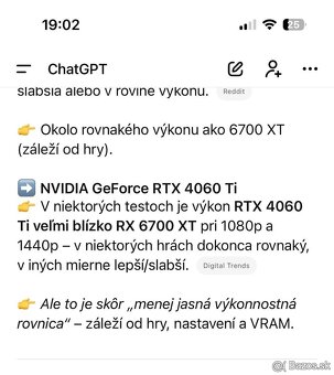 6700xt/4060ti vyservisovaná top stav - 5