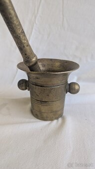 Predám 2 mosadzné mažiare - 5