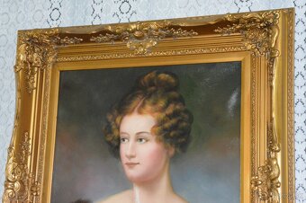 Obraz - Dáma - olej na plátně - 5