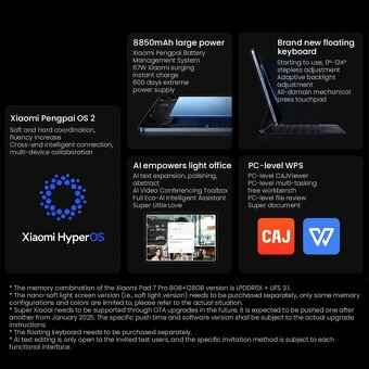 Predám Xiaomi pad 7 pro 512GB - 5