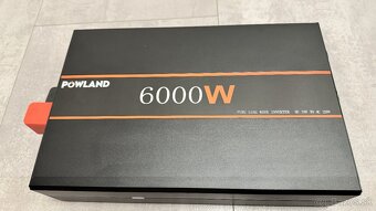 Menič z 24V na 230V čistý sínus 6000W/3000W - 5