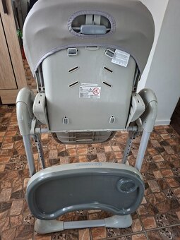 KINDERKRAFT Stolička jedálenská Yummy Grey - 5