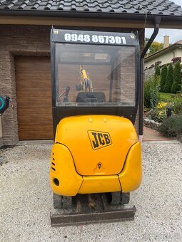 Minibager JCB 8015 + brzdeny prives dopravnik 2600kg - 5