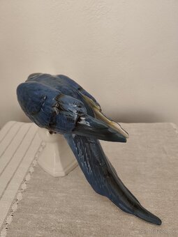Royal dux veľký papagáj porcelánová soška - 5
