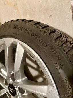 225/45 R17 originál Audi zimná sada Continental - 5