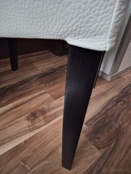 Jedálenské stoličky z ekokože 4ks - 5