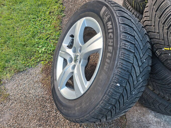 hliníkové disky 16" 5x108 peugeot + 216/60 r16 zimné - 5