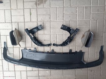 Difuzor zadného nárazníka Audi A6 C7 - 5