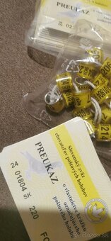 Krúžky na poštové holuby - 5