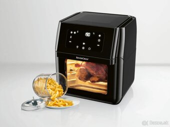 Nová teplovzdušná fritéza + rotujúce grilovanie, 9 funkcií - 5