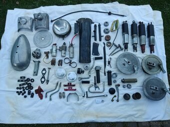 Dynamo jawa perák 250-530 a predný tlmič - 5