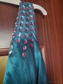 Smaragdove spolocenske saty - 5