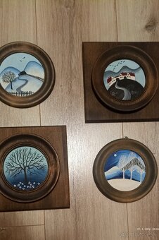 Miniatúry -tempera na plátne - 5