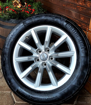 alu R17 5x112, letné pneu 235/55, orig. Audi Q3 + VW Tiguan - 5