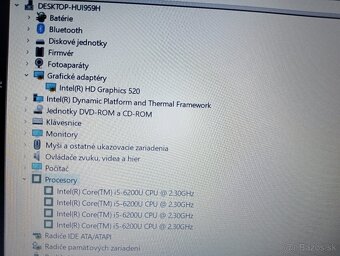 predám notebook Hp 250 g5 , Intel core i5 , 8gb ram , ssd - 5