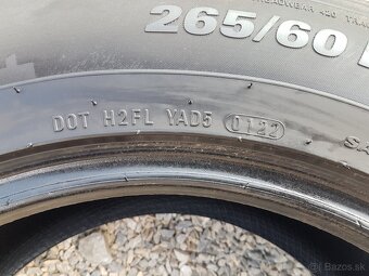 265/60 r18 letné pneumatiky 4ks Kumho DOT2022 - 5