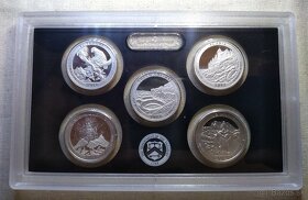 8x Strieborných proof sád "America the Beautiful" 2010-201 - 5