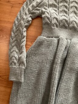 ♥ Sivé pletené šaty ♥ - 5