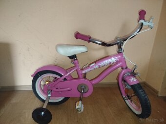 Detský bicykel 12 ružový. - 5