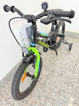 Kross Racer 3.0, 16“, detský bicykel, Black lime blue glossy - 5