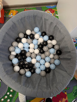 Detský suchý bazén 90x40 s loptičkami - 5