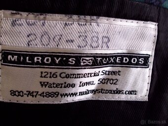 Ralph Lauren pánske vlnené sako čierne L - 5