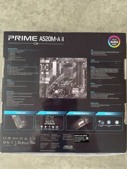 ASUS PRIME A520M-A II + procesor AMD Ryzen 5 3500x - 5
