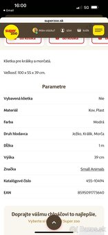 Ponúkam klietku pre zajaca,morča - 5