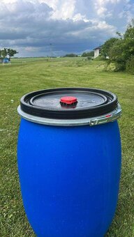 Plastový sud 120L na dažďovú vodu, kvas, olej, krmivo – HDPE - 5