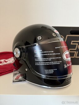 Prilba- Bell Bullitt gloss black - NOVÁ Veľkosť S - 5