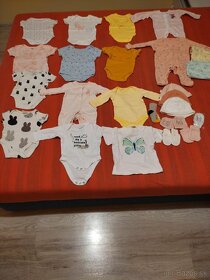 Balík oblečenia pre bábätko dievčatko - veľkosť 50 -70 - 5