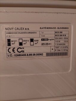 Calex chladnička s mrazničkou. - 5