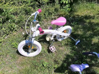 Predám krásny bielo ružový bicykel PRE NAJMENŠÍCH - 5
