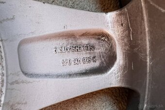 ALU 5x112 org. SEAT + 205/55 R16 zimné DOT3724 - 5