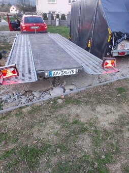 Požičiam sklopny autoprepravnik s navijakom,vozík,lafeta - 5