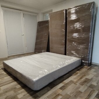 boxspring manzelska postel 180x200x55 cm - 5