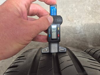 215/60 r16 letné 4 ks DUNLOP dezén 7,3 - 7,1 mm - 5