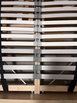 IKEA posteľ MALM s roštom LÖNSET + nočná komoda - 5