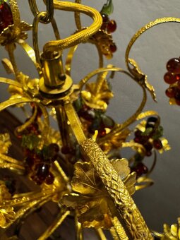 Starožitný luster ŽELEZNOBRODSKÉ SKLO - 5