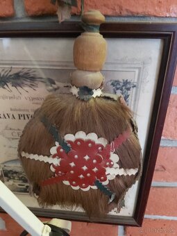 Hlinenný džbán, vázy, stará čutora, dekorácia - 5