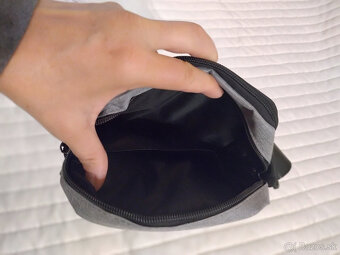 pánska sivá športová taška cez plece - ladvinka - 5