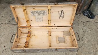 Vojenska drevena krabica bedňa 3. - 5