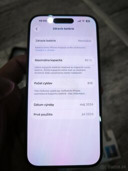 Iphone 15 pro 256gb v záruke - 5