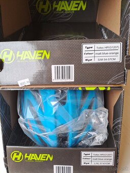 Cykloprilba Haven Toltec neon modrá oranžová - Nové - 5