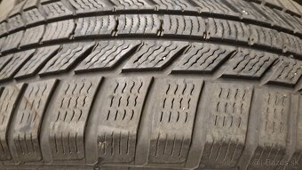 Predám 4ks jazdené zimné 205/60r16-91H Continental - 5