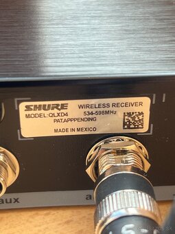 Predám luxusný bezdrôtovy mikrofón QLXD KSM8 - 5