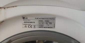 Predám  plné automatickú práčku LG. - 5