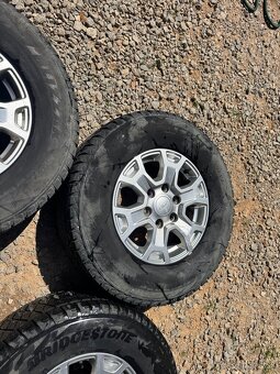 Hliníkové disky Ford Ranger 6x139,7 R16 + zimné na dojazd - 5
